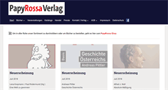 Desktop Screenshot of papyrossa.de